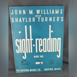 “Sight Reading” Book One Learn to read music Piano 1934 J.Williams & S. Turner